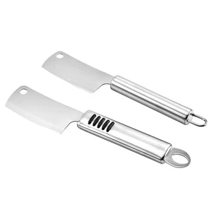 2 Pcs Mini Kitchen Knife Spatula for Cooking Stainless Steel Utensils Cleaver - Picture 1 of 12