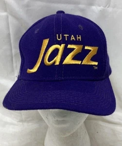 VINTAGE Sports Specialities Utah Jazz Wool Snapback Trucker Cap NBA #14100 - Bild 1 von 10