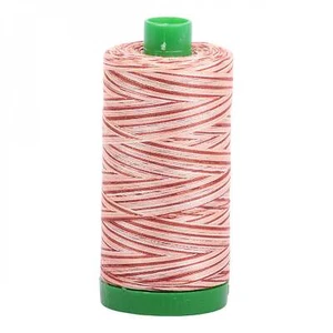 A1140-4656 Mako Cotton Embroidery Thread 40wt 1094yds Variegated Pink & Red - Picture 1 of 1