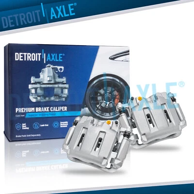 Front Disc Brake Calipers w/ Bracket for 2005 - 2012 Ford F-250 F-350 Super Duty - Image 1 of 4