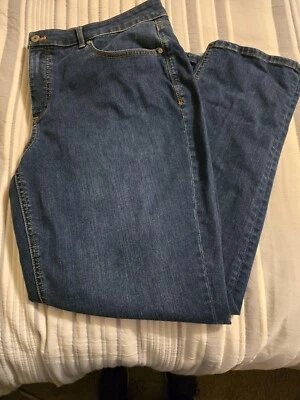 TALBOTS flawless 5 pocket straight leg Denim Blue Jeans Size 14 - Image 1 of 3