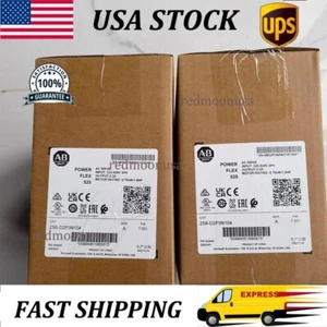 100% new Allen-Bradley 25B-D2P3N104 PowerFlex 525 0.75kW (1Hp) AC Drive - Picture 1 of 3