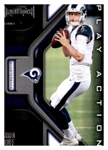 Playbook Play Action 2019 Jared Goff PWE Insert Rams #10 - Imagen 1 de 2