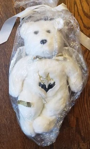 White PLUSH Celebrity Bears #53 BORN A STAR Hands/Dove Emblem NWT teddy bear - Picture 1 of 10
