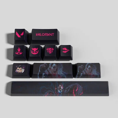 VALORANT Themed Keycaps Fade 10 keys OEM high degree - Image 1 of 3
