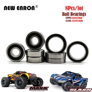 5099A 5120A Black Sealed Ball Bearing Kit For Rc Car Traxxas 1/10 Maxx MaxxSlash - Picture 1 of 11