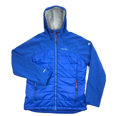 Craghoppers Windshield Womens 10 Blue Hybrid Puffer Full Zip Hooded Jacket - Image 1 of 4