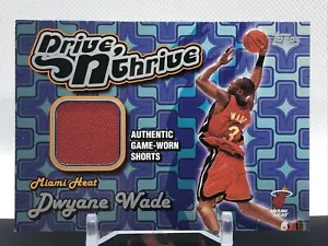 2004-05 Topps DWYANE WADE Drive-n-Thrive Game Worn Shorts DT-DW - Picture 1 of 10