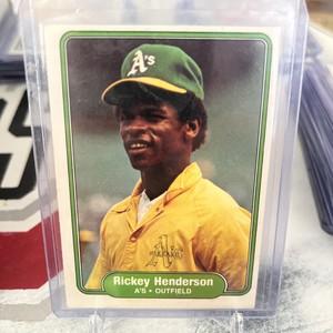 1982 Fleer - #92 Rickey Henderson