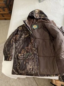 Cabalas camo for kids Size Large Pants W/ Suspenders & Matching Jacket W/ hood - Picture 1 of 12
