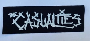 The Casualties Cloth Patch Sew On Badge Punk Rock Approx 2.25" X 6.5" (CP48) - Picture 1 of 1