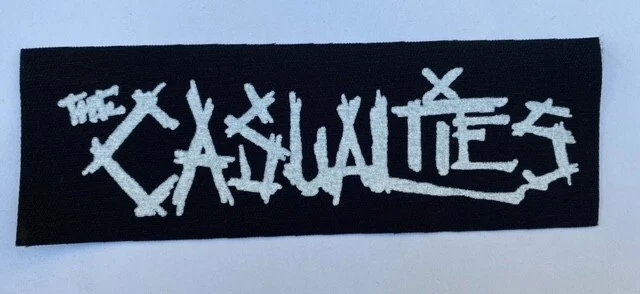 The Casualties Cloth Patch Sew On Badge Punk Rock  Approx 2.25" X 6.5" (CP48) - Image 1 of 1