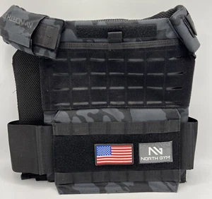 Adjustable Weighted Vest For Moulded Weights Black Camo New No Tags, - Picture 1 of 4