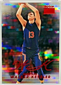 WALKER KESSLER SSP 2022 SKYBOX METAL UNIVERSE CHAMPIONS RS-43 STAR RUBIES /50 - Picture 1 of 2