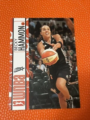2013 Rittenhouse WNBA Becky Hammon Las Vegas Aces Coach San Antonio Stars - Image 1 of 2