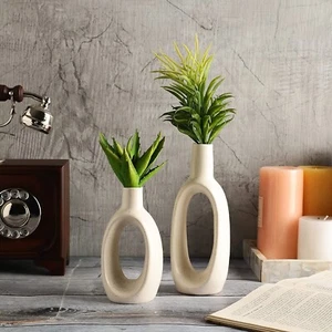 Jarrones decorativos para decoración del hogar | Centros de mesa | Cocina | Oficina y salón - Imagen 1 de 6