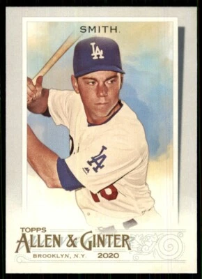 2020 Topps Allen & Ginter Will Smith Los Angeles Dodgers #198 - Image 1 of 2
