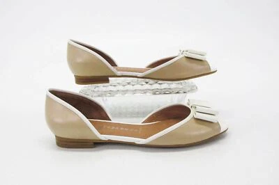 Zapatos para mujer Jeffrey Campbell botella talla 8,5 M punta abierta lazo dorsay planos nuevos sin caja xq Foto 1 de 4