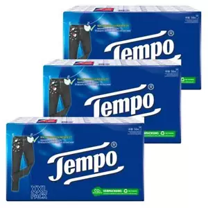 Tempo Taschentücher Papier Taschentuch Soft Waschmaschinenfest 3x56 Päckchen Dhl - Bild 1 von 2