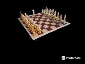 Egyptian Chess Pieces Only NO BOARD - Picture 1 of 6