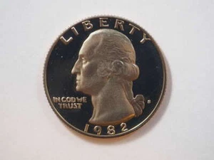 1982 S Washington Quarter Clad Proof - SKU 35-0190-USQ-PR - Picture 1 of 2