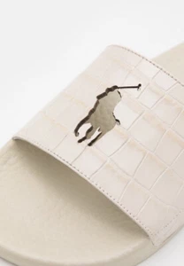 Polo Ralph Lauren Leder Pantoletten* Slides* Gr. 38 38,5* Leder* NEU mit OVP - Imagen 1 de 11