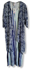 Lularoe Watercolor Stripe Dani Tank Dress & Mosaic Tile Blue Shirley Medium New