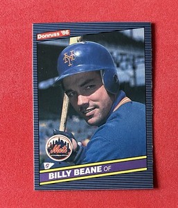 1986 Donruss Billy Beane #647 Rookie Baseball Card Sharp