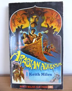 Arabian Adventure Book Keith Miles 1979 Movie Adaption Tie In - Picture 1 of 5
