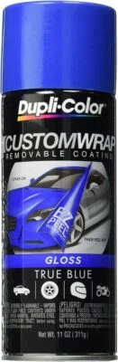 Dupli-Color Custom Wrap Removable Gloss Coatings True Blue CWRC842 11 OZ Foto 1 de 2