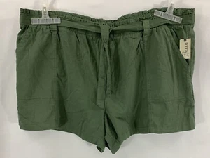 Terra & Sky Damen Shorts breiter Stretchbund Twill Gürtel 4X (28W-30W) - Bild 1 von 8