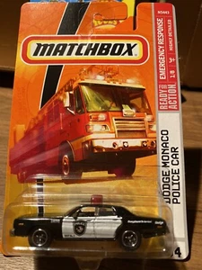 2009 MATCHBOX EMERGENCY RESPONSE '78 DODGE MONACO POLICE CAR #54 - NEW - Picture 1 of 1