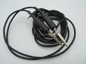 LOT (2) Mueller 60 10 AMP Nickel ALLIGATOR Clips INSULATORS plus WIRE Connectors - Picture 1 of 3