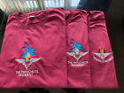 3er Set T-Shirts mit Fallschirmregiment Pegasus Abzeichen bestickt mittel-3xl