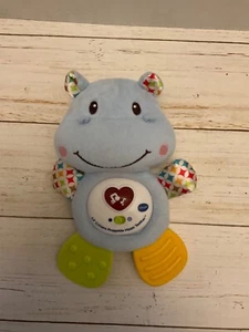 Vtech Baby LiL Critters Hippo Teether Plays Music crinkles squicky Plush Toy - Picture 1 of 4