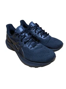 ASICS GT 2000 12 Womens Triple Black Running Shoes Wide Size US 10 UK 8 EUR 42 - Picture 1 of 10