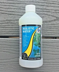 WOODLAND SCENICS REALISTIC WATER 16 FLUID OUNCE BOTTLE COVERS 227 SQ IN 1211 F/S - Picture 1 of 4