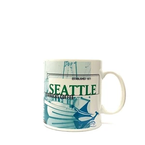 Starbucks 1999 Seattle WA Ceramic Coffee Mug Pink Elephant Used 14oz - Picture 1 of 10