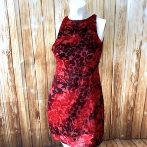 SomeDays Lovin Dress Size S Red Velour Velvet Burn For You Dress  - Picture 1 of 11