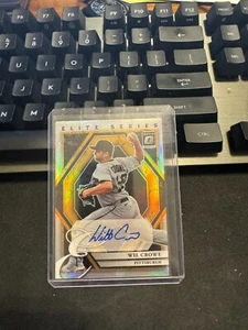 AUTO 💥 WIL CROWE RC 2022 Panini Donruss Optic The Elite Series Signatures Holo - Picture 1 of 2