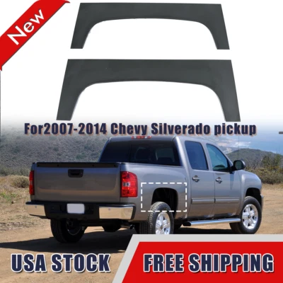 upgraded Pair of Upper Rear Wheel Arch Skin For 2007-2014 Chevy Silverado Pickup - Image 1 of 4