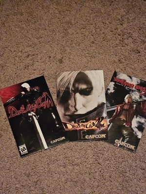 Devil May Cry 1, 2, 3 manuals (Sony PlayStation 2, ps2) - Image 1 of 2