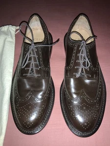 Zapatos de cuero con punta de ala J Crew para hombre talla 9,5 - Imagen 1 de 6