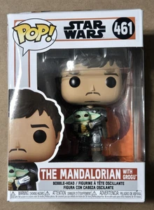 FUNKO POP! # 461 - STAR WARS - THE MANDALORIAN /w GROGU - WACKELKOPF - NEU - Bild 1 von 6