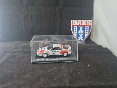 COLECCIÓN DE COCHES DE RALLY DEAGOSTINI TOYOTA CELCIA TURBO 4X4 1992 ESCALA 1:43 Foto 1 de 3