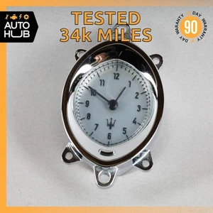 08-19 Maserati Granturismo M145 Center Dashboard Analog Clock 69934900 OEM 34k - Bild 1 von 11