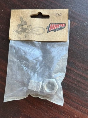 Tuercas de eje Haro NOS f/fathub 1/2 pulgada (juego de 2) Foto 1 de 2