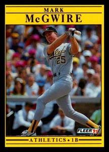 1991 Fleer #17 Mark McGwire - Bild 1 von 2