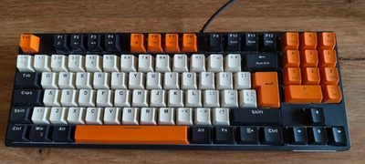 Havit Mechanical Keyboard Wired PC Keyboard with Number Pad Red Switch KB487L - Image 1 of 4