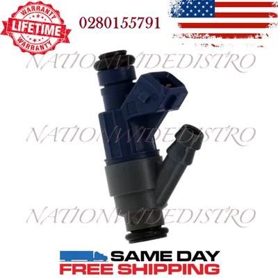 1 оригинальная топливная форсунка Bosch для 1998–2001 Volkswagen Beetle Golf Jetta 2,0 л I4 - Изображение 1 из 4